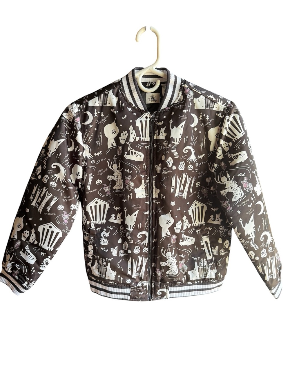 Disney The Nightmare Before Christmas varsity bomber jacket for kids Size 9/10